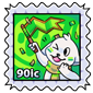 Biggest Team Green Trido Fan Stamp